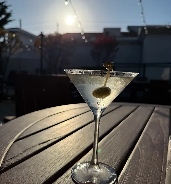 High End drink at dusk