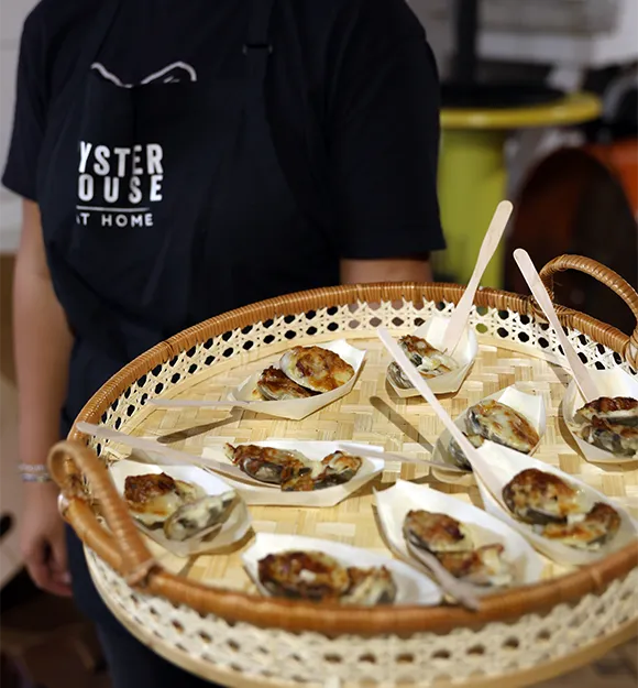 Passed Hors d'oeuvre party tray